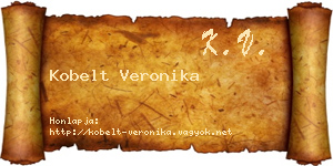 Kobelt Veronika névjegykártya